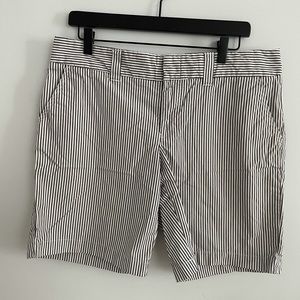 Blue and white striped Tommy Hilfiger boat shorts